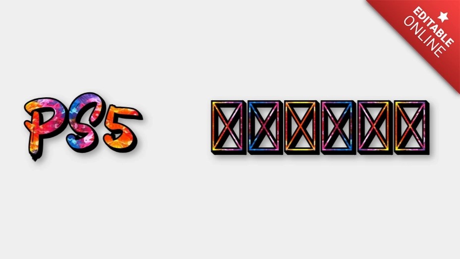 Ps5 在线编辑文档 Paint Style Text Effect Generator